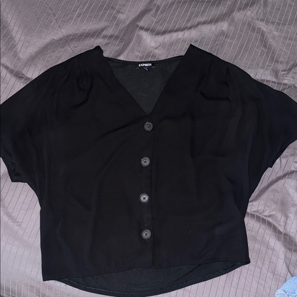 3 for 25$ Express Black Button Down Women's Top - Picture 1 of 1